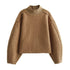 Pull Oversize Vintage Marron - Louise Vintage