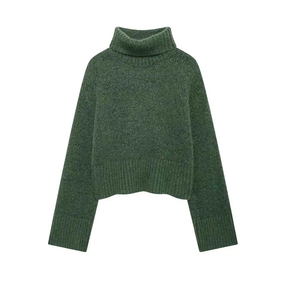 Pull Tricoté Vintage Vert - Louise Vintage