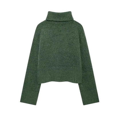Pull Tricoté Vintage Vert - Louise Vintage