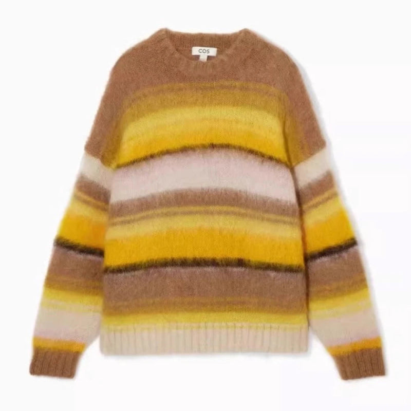 Pull Vintage Bandes Colorées - Louise Vintage