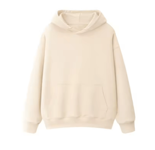 Pull Vintage Femme Capuche Beige - Louise Vintage