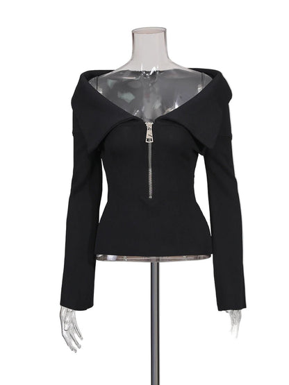 Pull Vintage Fermeture Eclair - Louise Vintage