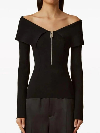 Pull Vintage Fermeture Eclair - Louise Vintage