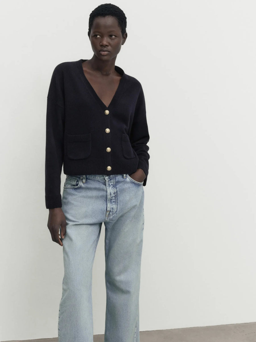 Pull Vintage Outfit Marine - Louise Vintage