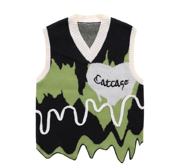 Pull Vintage Sans Manche Pas Cher - Louise Vintage