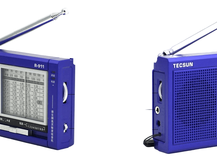 Radio Vintage Bleu Nuit - Louise Vintage