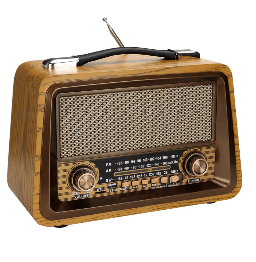 Radio Vintage Numérique Marron - Louise Vintage