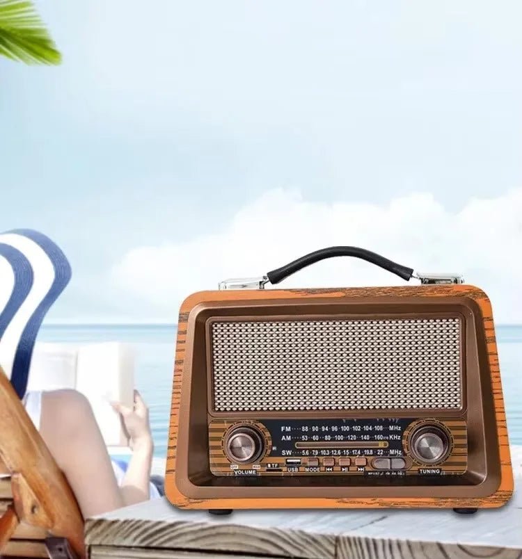 Radio Vintage Numérique Marron - Louise Vintage
