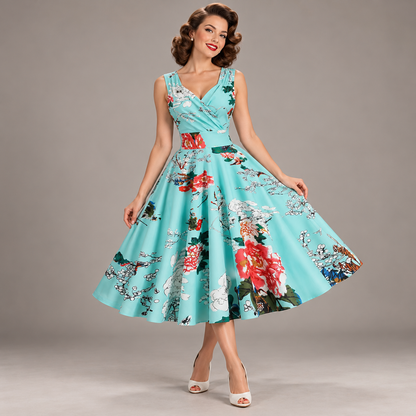 Robe Année 50 Moderne – photo pin-up studio carrée