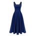 Robe Américaine Année 50 Bleu - Louise Vintage