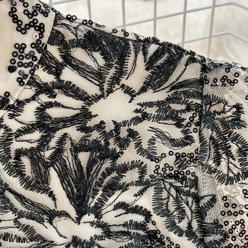 Robe Année 30 40 Noir - Louise Vintage