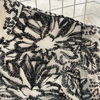 Robe Année 30 40 Noir - Louise Vintage