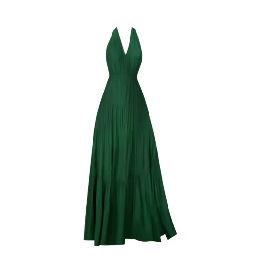 Robe Année 30 40 Verte - Louise Vintage