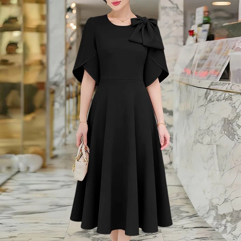Robe Année 40 45 Noir - Louise Vintage