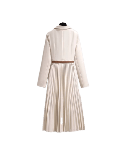 Robe Année 40 50 Classique Blanc - Louise Vintage