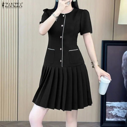 Robe Année 40 50 Noir - Louise Vintage