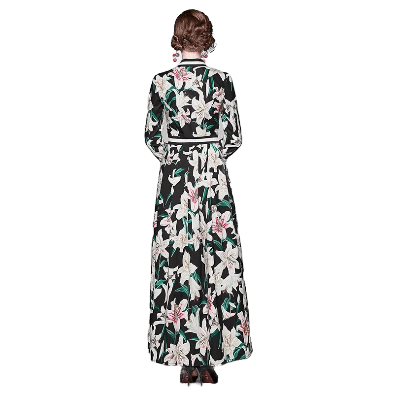 Robe Année 40 avec Noeud - Louise Vintage