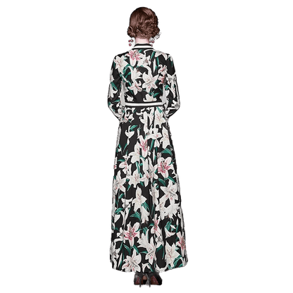 Robe Année 40 avec Noeud - Louise Vintage