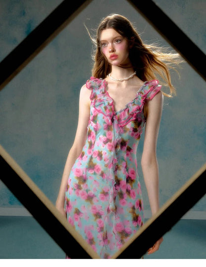 Robe Année 40 Champetre - Louise Vintage