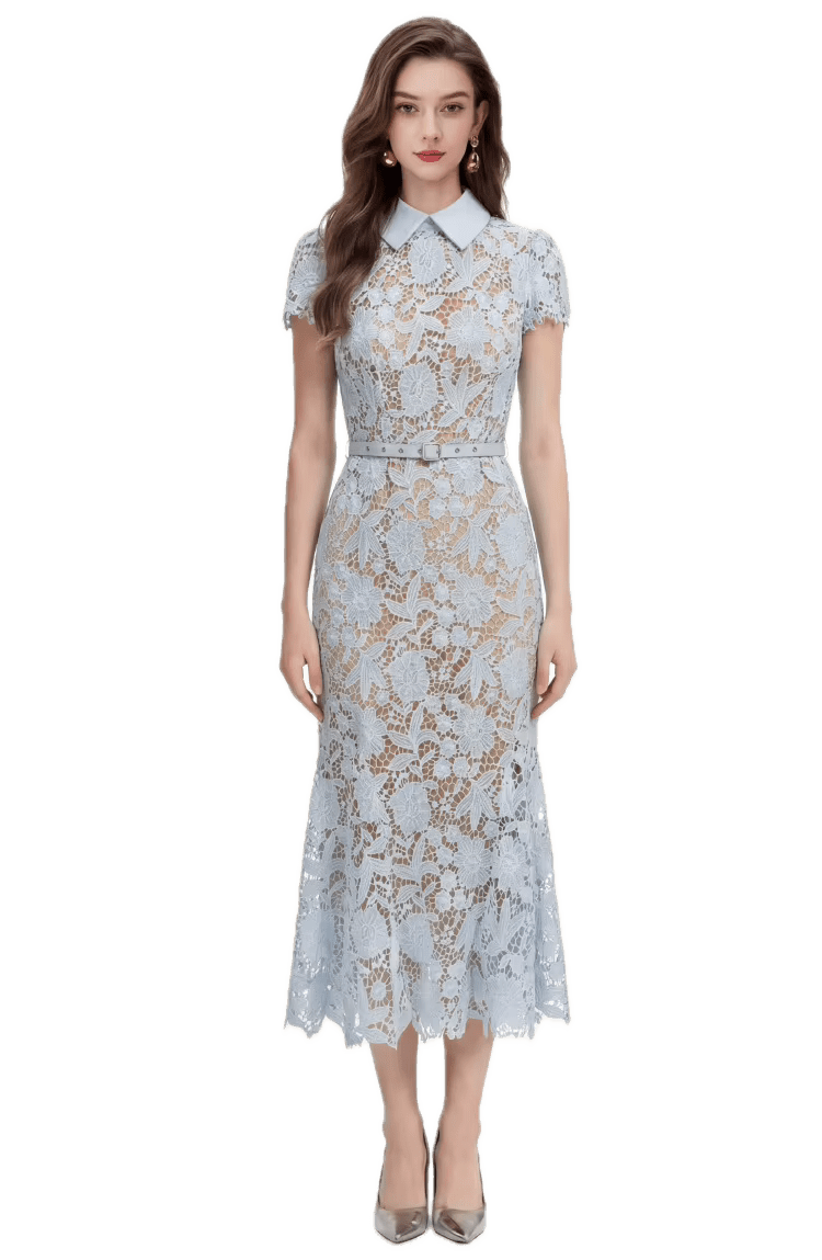 Robe Année 40 Dentelle - Louise Vintage
