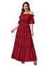 Robe Année 40 Rouge - Louise Vintage