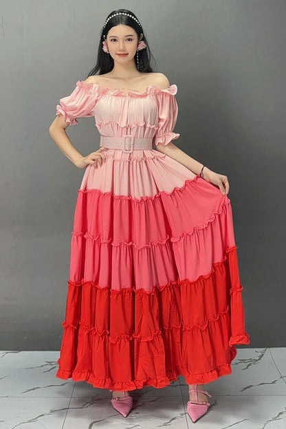 Robe Année 40 Rouge - Louise Vintage