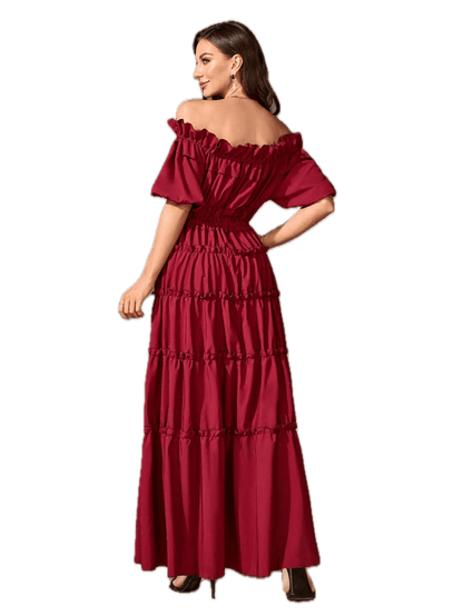 Robe Année 40 Rouge - Louise Vintage
