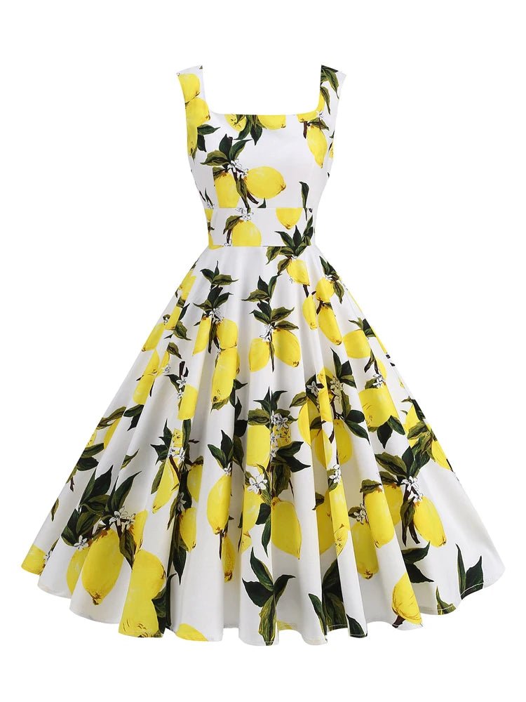 Robe Année 50 avec des Citrons - Louise Vintage