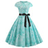 Robe Année 50 Avec Fleurs - Louise Vintage