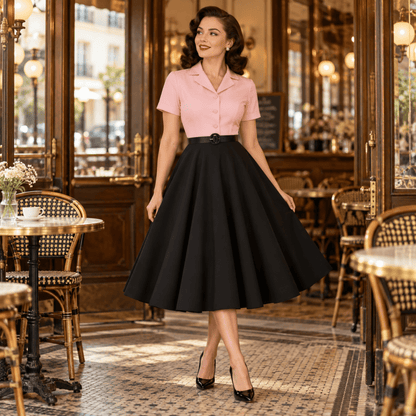 Robe Année 50 Bicolore - Louise Vintage