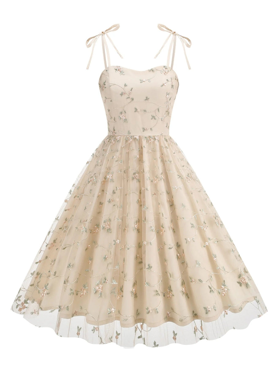 Robe Année 50 Chic Fleurs - Louise Vintage