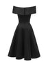Robe Année 50 Chic Noire - Louise Vintage