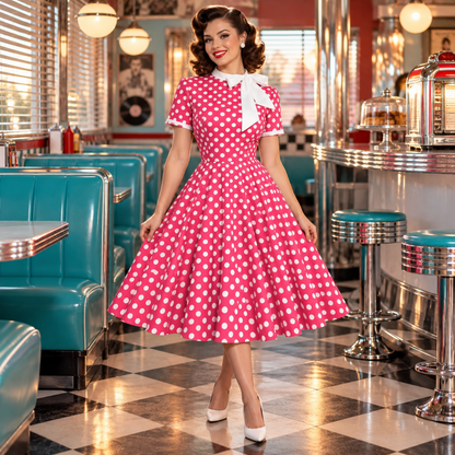 Robe Année 50 Jeune Fille - Louise Vintage