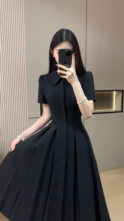Robe Année 50 Noire - Louise Vintage