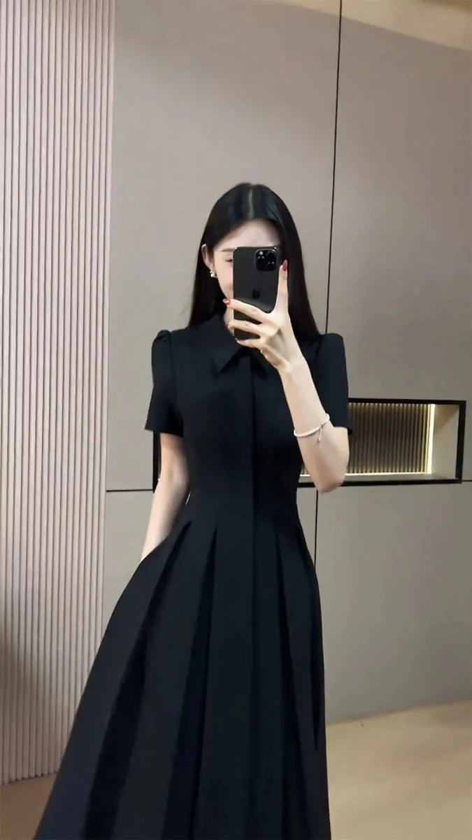 Robe Année 50 Noire - Louise Vintage