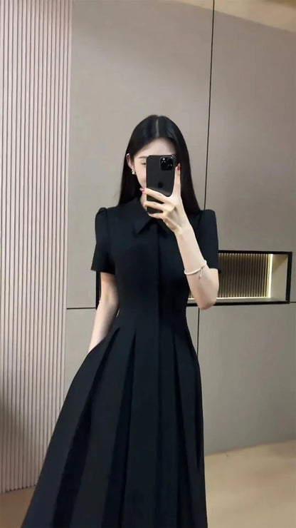 Robe Année 50 Noire - Louise Vintage