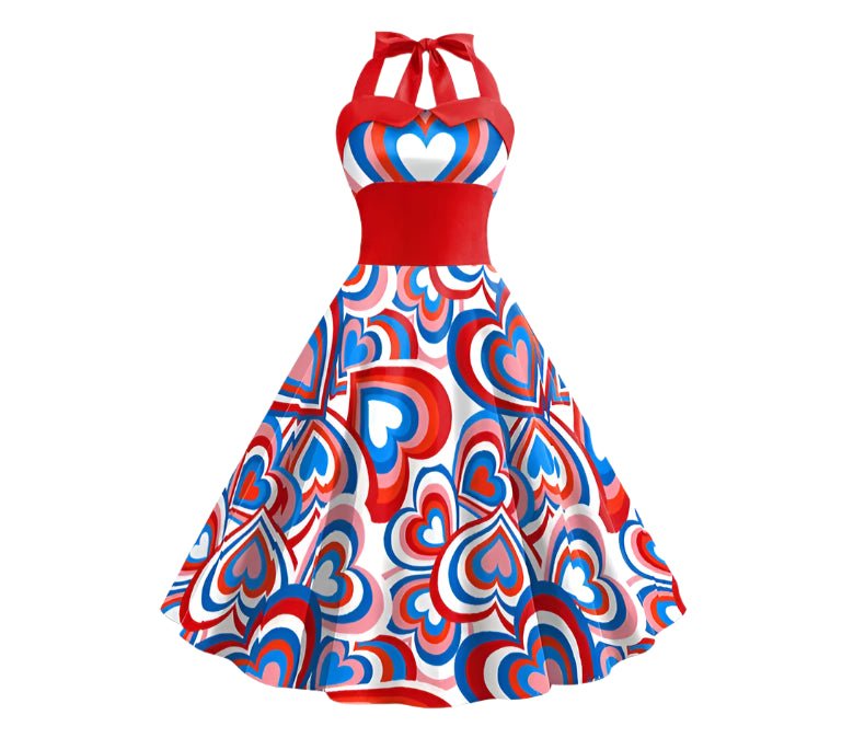 Robe Année 50 Pin Up pas Cher Douceur - Louise Vintage
