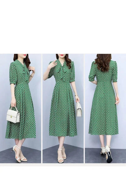 Robe Année 70 Chic à Pois - Louise Vintage