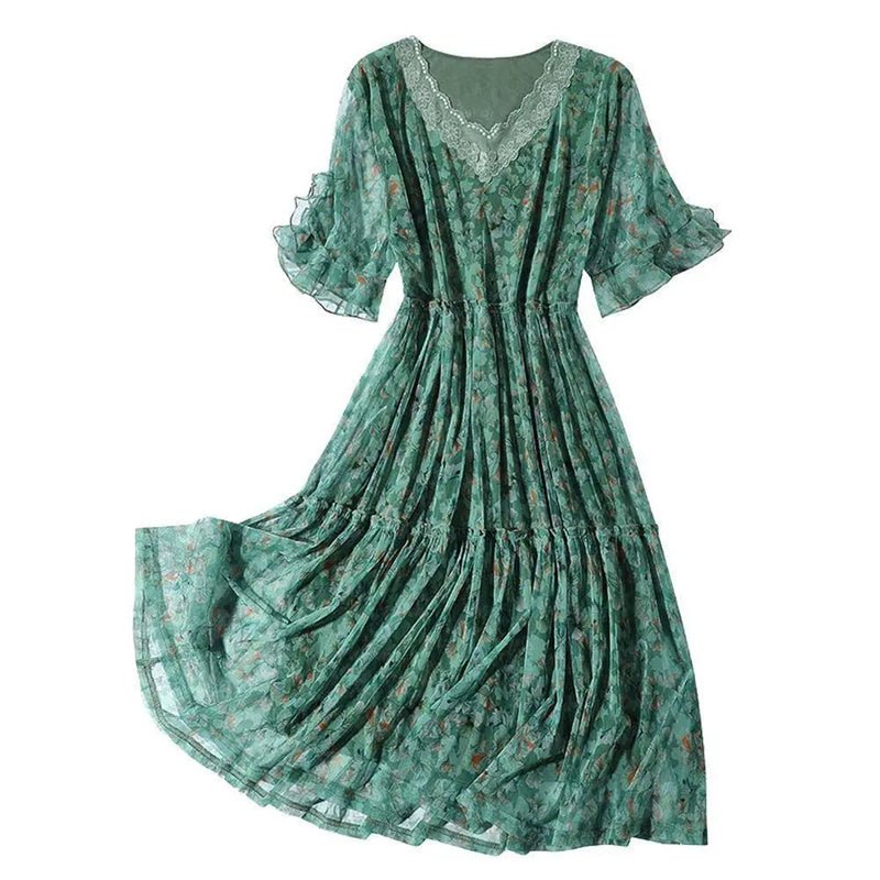 Robe Année 70 de Soirée Grande Taille - Louise Vintage
