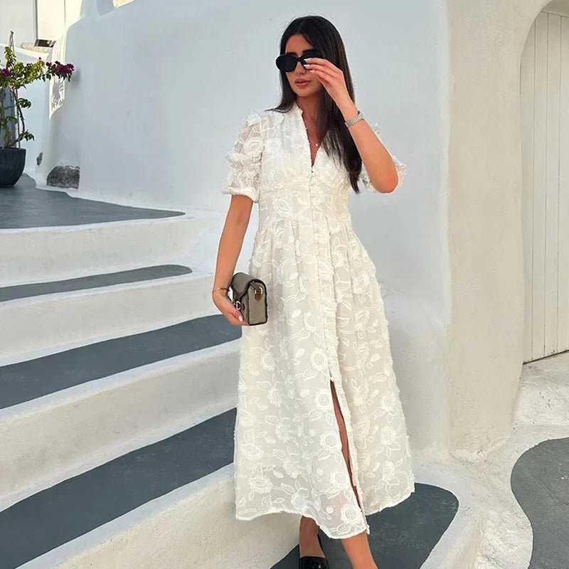 Robe Année 70 Femme Décontractée - Louise Vintage