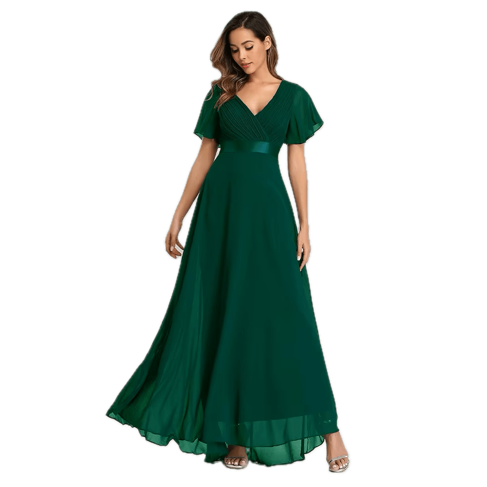 Robe Année 70 Grande Taille Verte - Louise Vintage