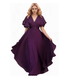 Robe Année 70 Grande Taille Violet - Louise Vintage