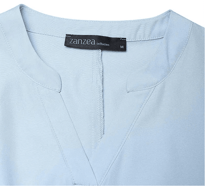 Robe Année 70 Hippie Bleue - Louise Vintage