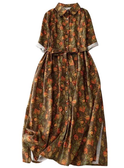 Robe Année 70 Hippie Bohême - Louise Vintage