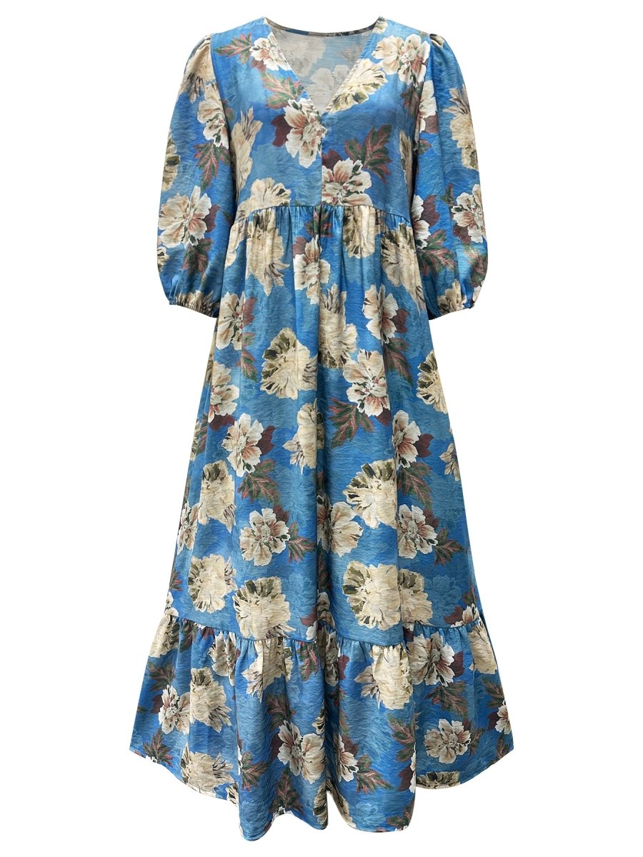 Robe Année 70 Hippie Fluide - Louise Vintage