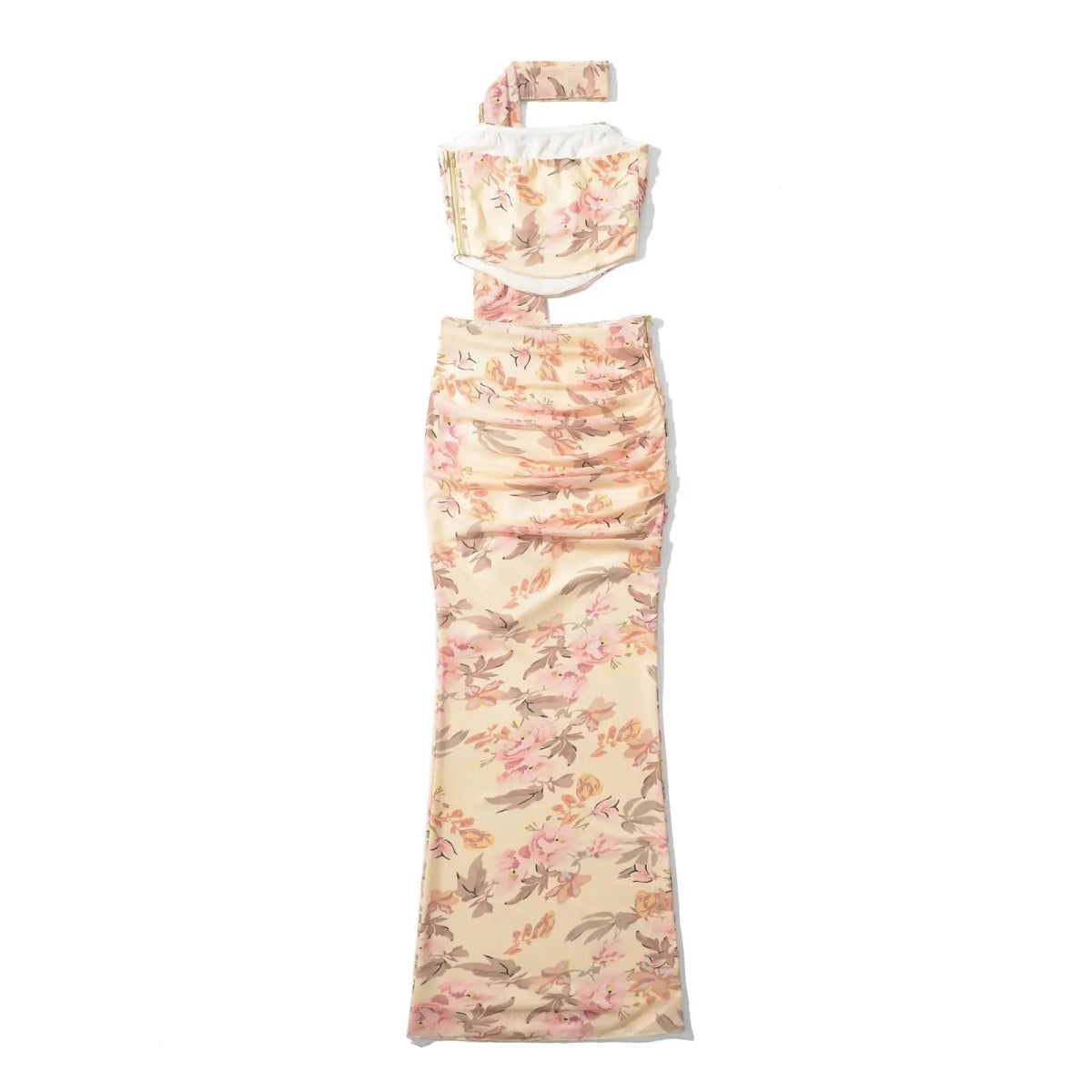 Robe Année 70 Hippie Losanges - Louise Vintage
