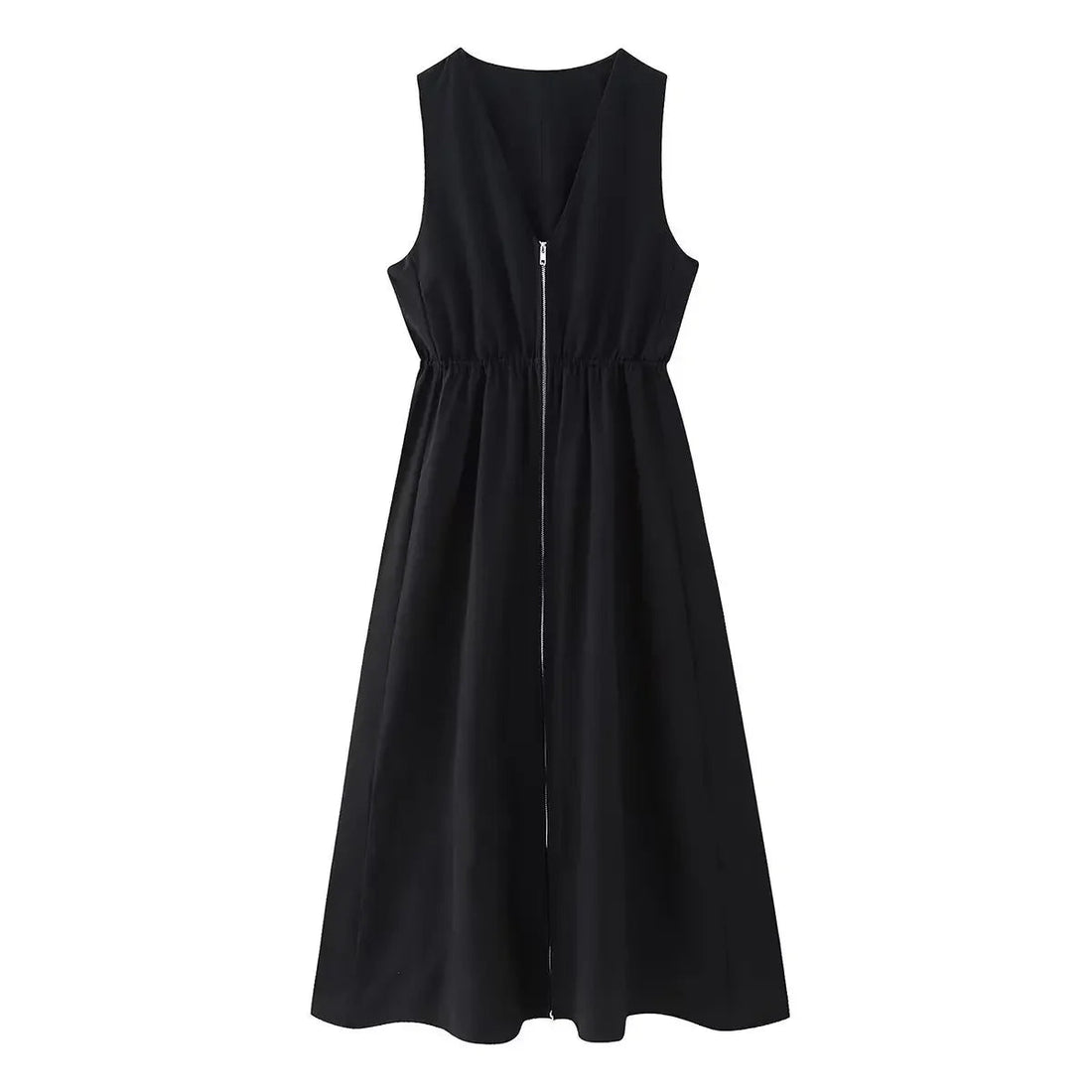 Robe Année 70 Hippie Noire - Louise Vintage
