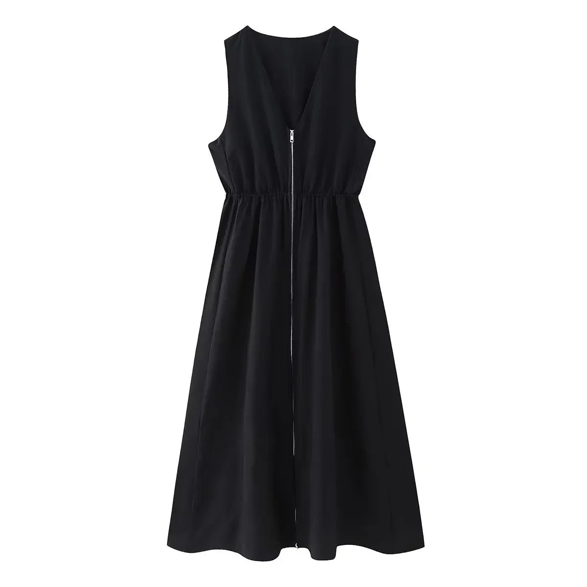 Robe Année 70 Hippie Noire - Louise Vintage