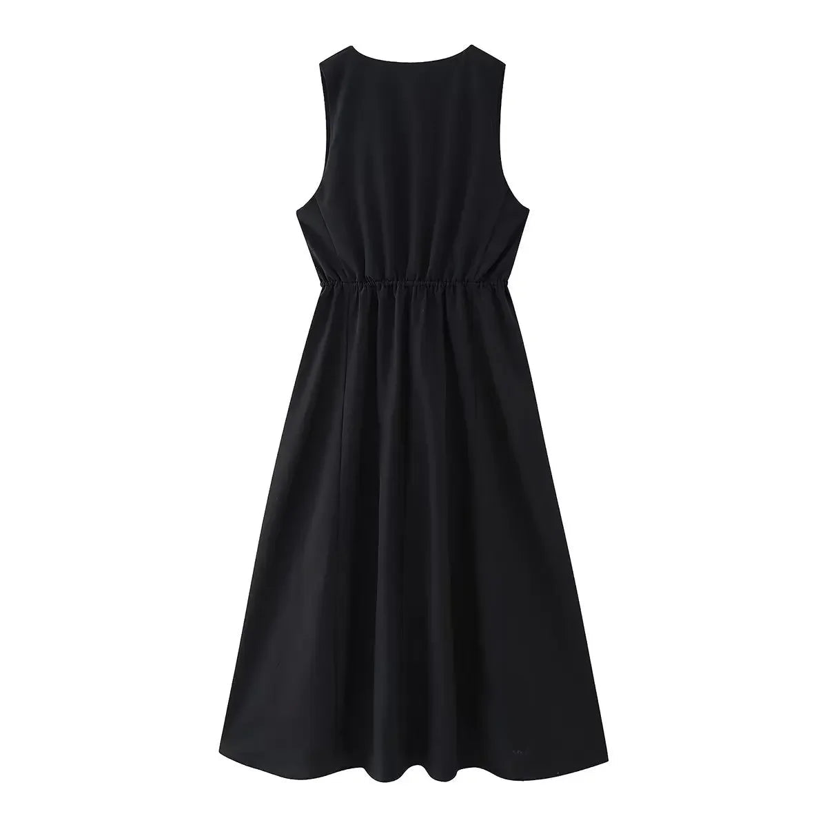 Robe Année 70 Hippie Noire - Louise Vintage