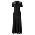 Robe Année 70 Vintage Noir et Blanc - Louise Vintage